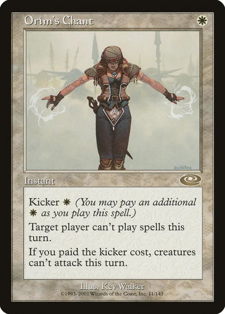 Orim’s Chant [Planeshift] - MTG Single