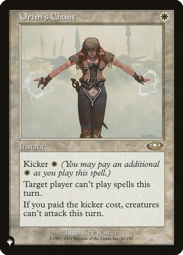 Orim’s Chant [The List] - MTG Single