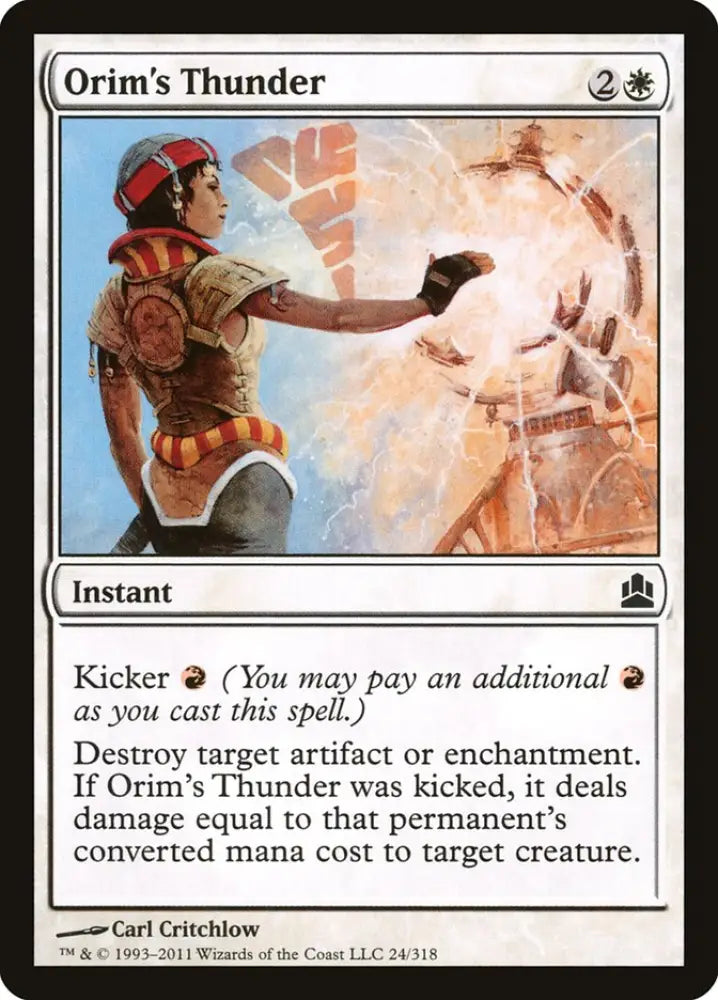 Orim’s Thunder [Commander 2011] - MTG Single