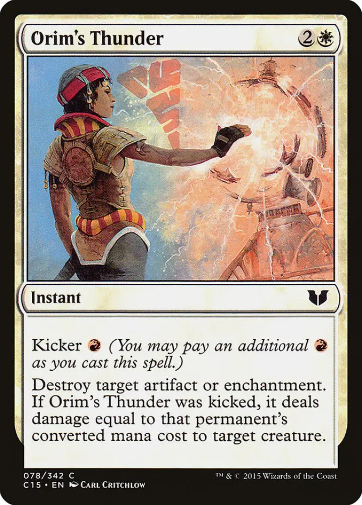 Orim’s Thunder [Commander 2015] - MTG Single