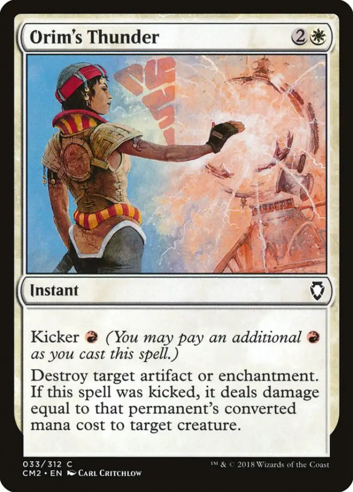 Orim’s Thunder [Commander Anthology Volume II] - MTG Single