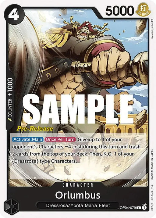 Orlumbus (OP04-079) [Kingdoms of Intrigue Pre-Release Cards]