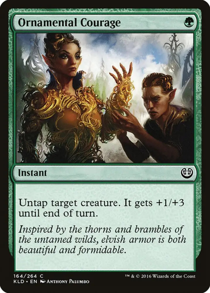 Ornamental Courage [Kaladesh] - MTG Single