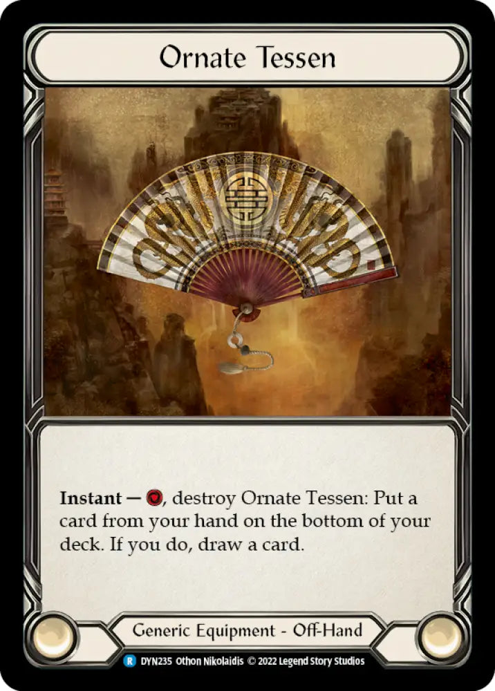 Ornate Tessen [Dynasty] Rainbow Foil - Flesh And Blood Single