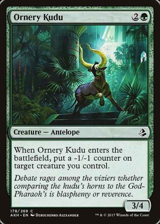 Ornery Kudu [Amonkhet] - MTG Single