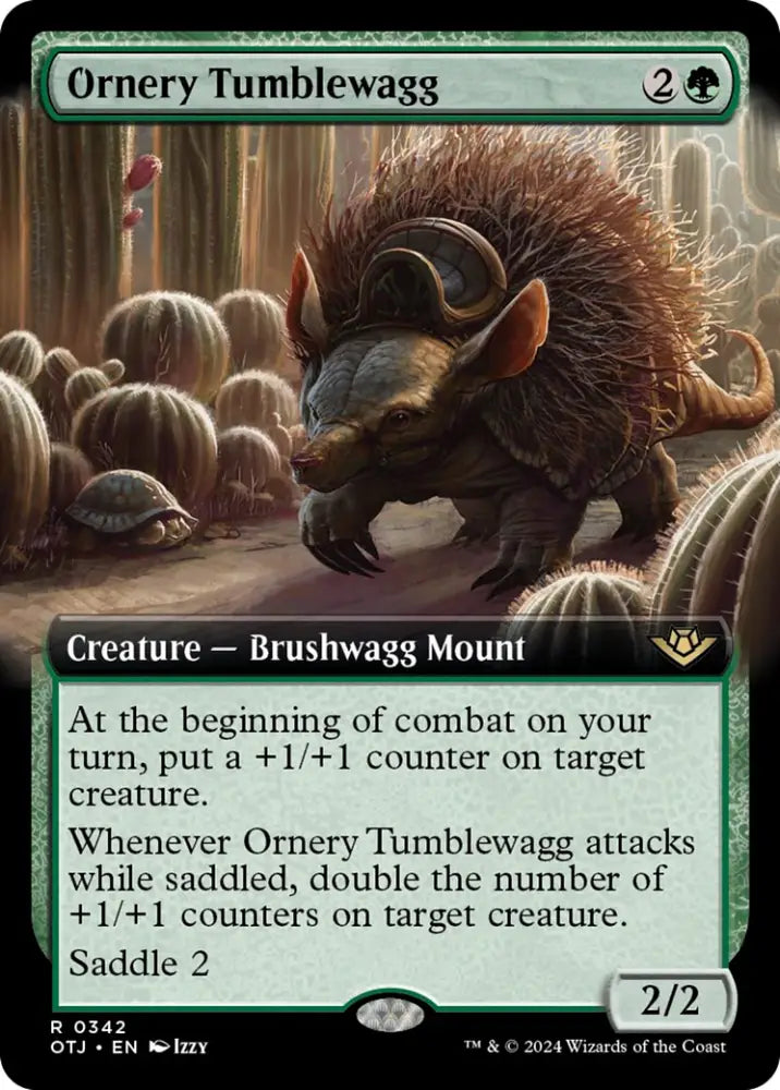 Ornery Tumblewagg (Extended Art) [Outlaws of Thunder Junction] - MTG Single