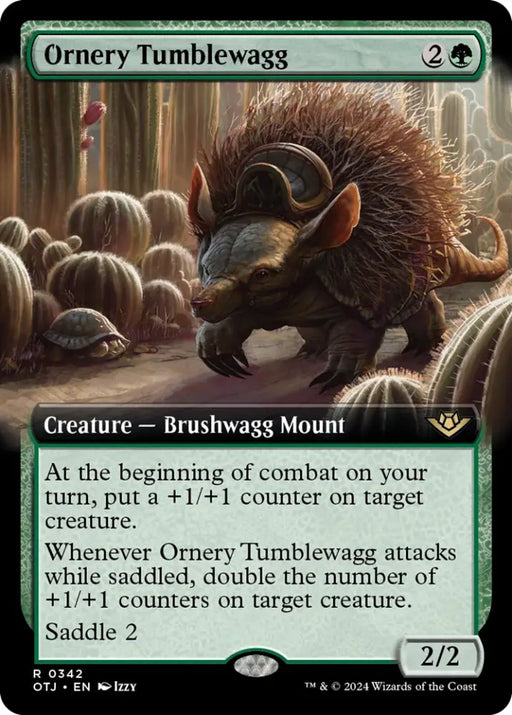 Ornery Tumblewagg (Extended Art) [Outlaws of Thunder Junction] - MTG Single