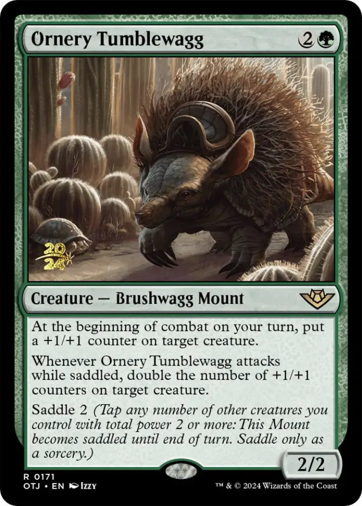 Ornery Tumblewagg [Outlaws of Thunder Junction Prerelease Promos] - MTG Single