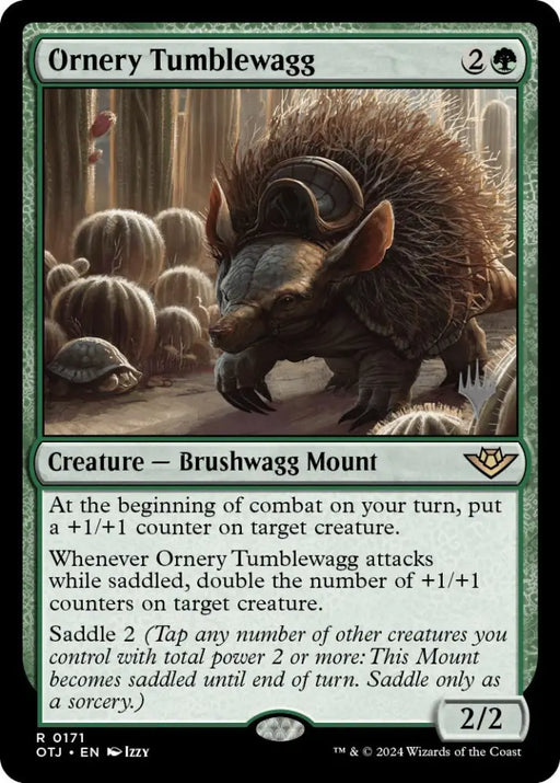 Ornery Tumblewagg (Promo Pack) [Outlaws of Thunder Junction Promos] - MTG Single