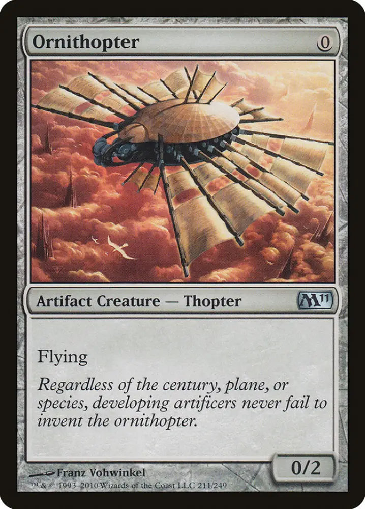 Ornithopter [Magic 2011] - MTG Single