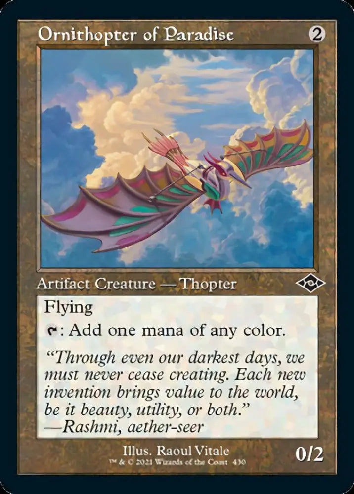 Ornithopter of Paradise (Retro) [Modern Horizons 2] - MTG Single