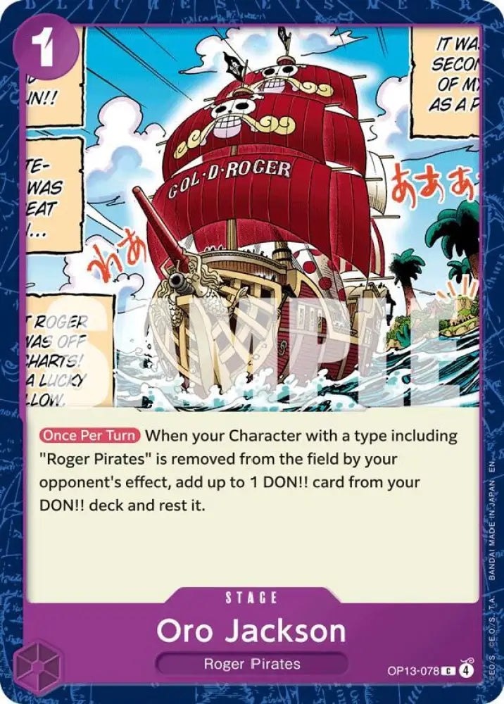 Oro Jackson (OP13-078) [Carrying On His Will]
