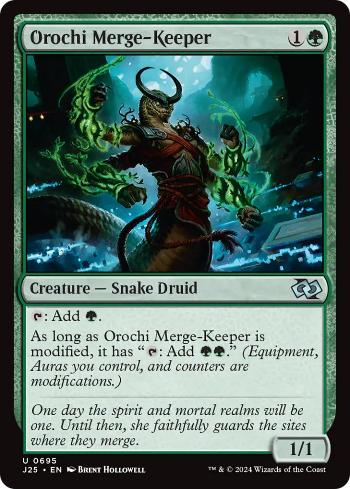 Orochi Merge-Keeper [Foundations Jumpstart] - MTG Single