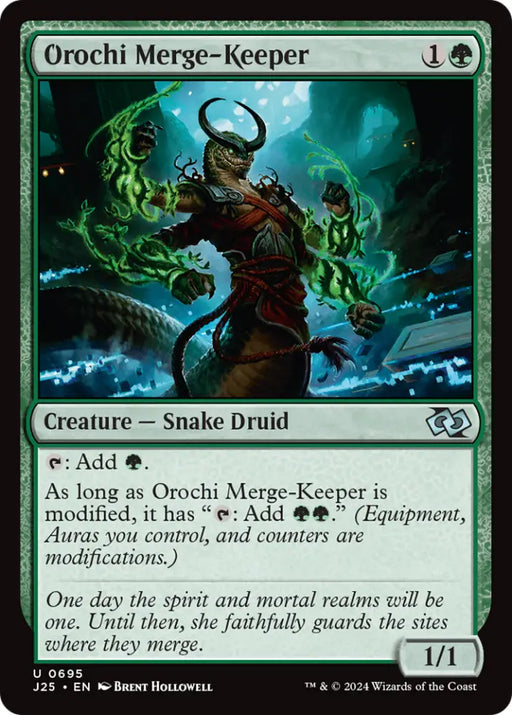 Orochi Merge-Keeper [Foundations Jumpstart] - MTG Single