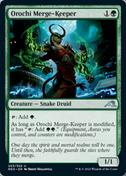 Orochi Merge-Keeper [Kamigawa: Neon Dynasty] - MTG Single