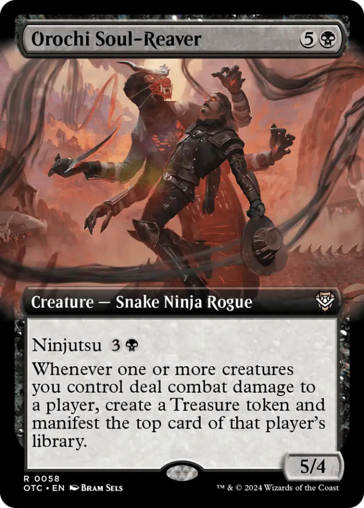 Orochi Soul-Reaver (Extended Art) [Outlaws of Thunder Junction Commander] - MTG Single