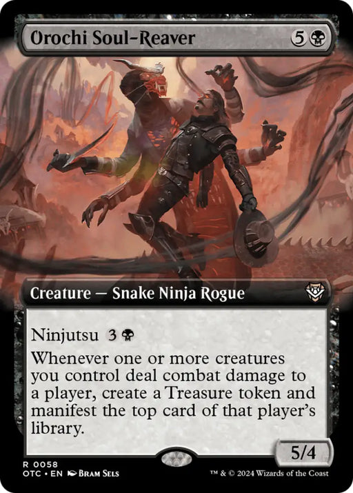 Orochi Soul-Reaver (Extended Art) [Outlaws of Thunder Junction Commander] - MTG Single