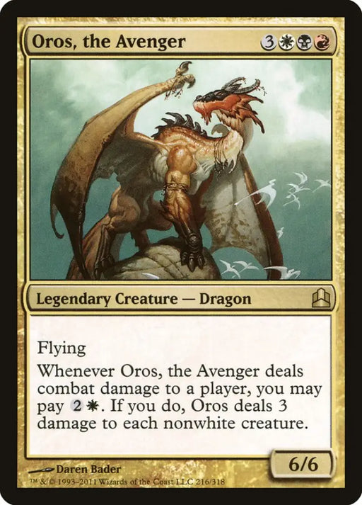 Oros the Avenger [Commander 2011] - MTG Single