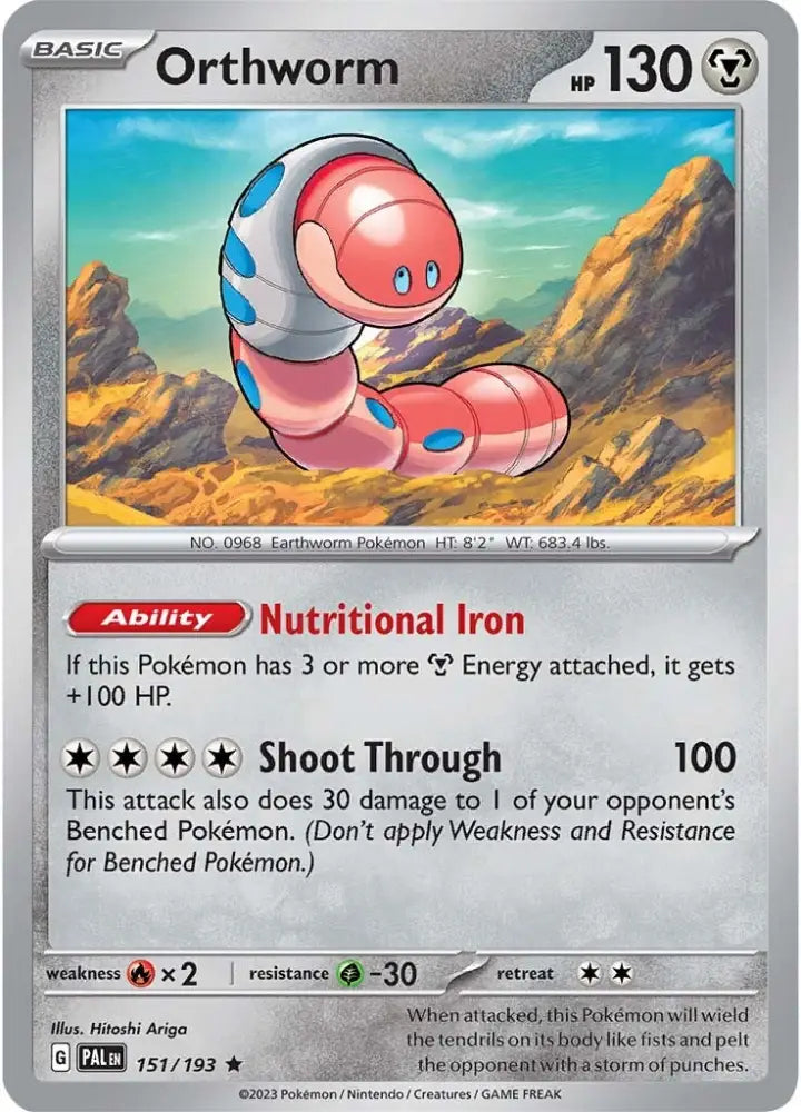 Orthworm (151/193) [Scarlet & Violet: Paldea Evolved] - Pokemon Single