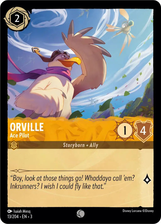 Orville - Ace Pilot (13/204) [Into the Inklands] - Lorcana Single
