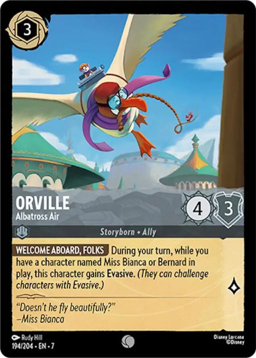 Orville - Albatross Air (194/204) [Archazia’s Island] - Lorcana Single