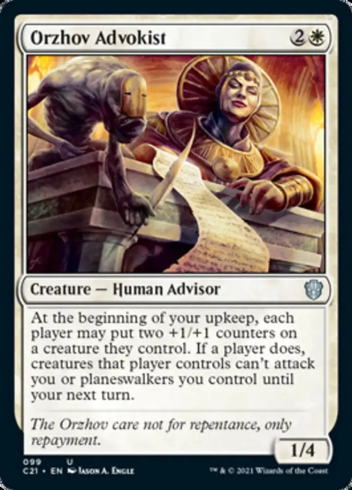 Orzhov Advokist [Commander 2021] - MTG Single