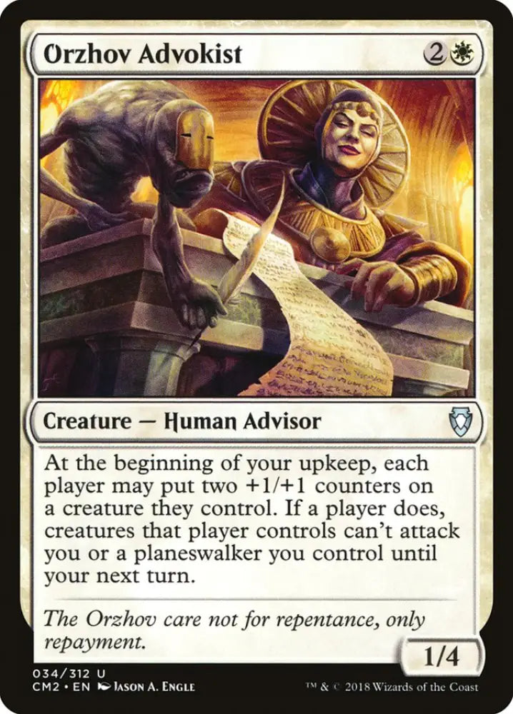 Orzhov Advokist [Commander Anthology Volume II] - MTG Single