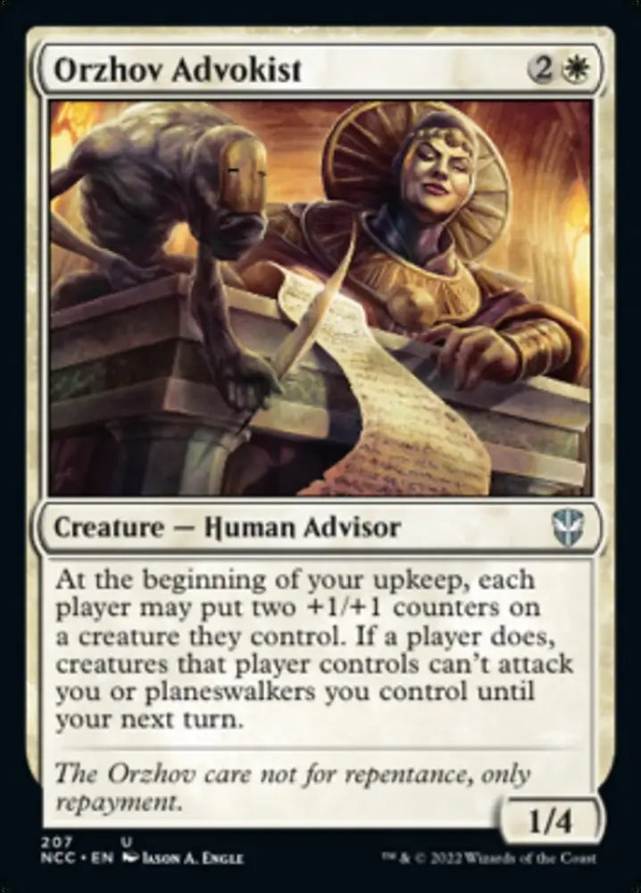 Orzhov Advokist [Streets of New Capenna Commander] - MTG Single