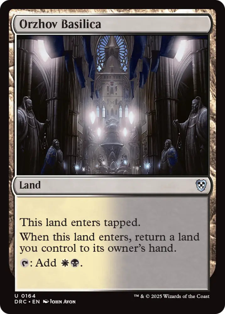 Orzhov Basilica [Aetherdrift Commander] - MTG Single