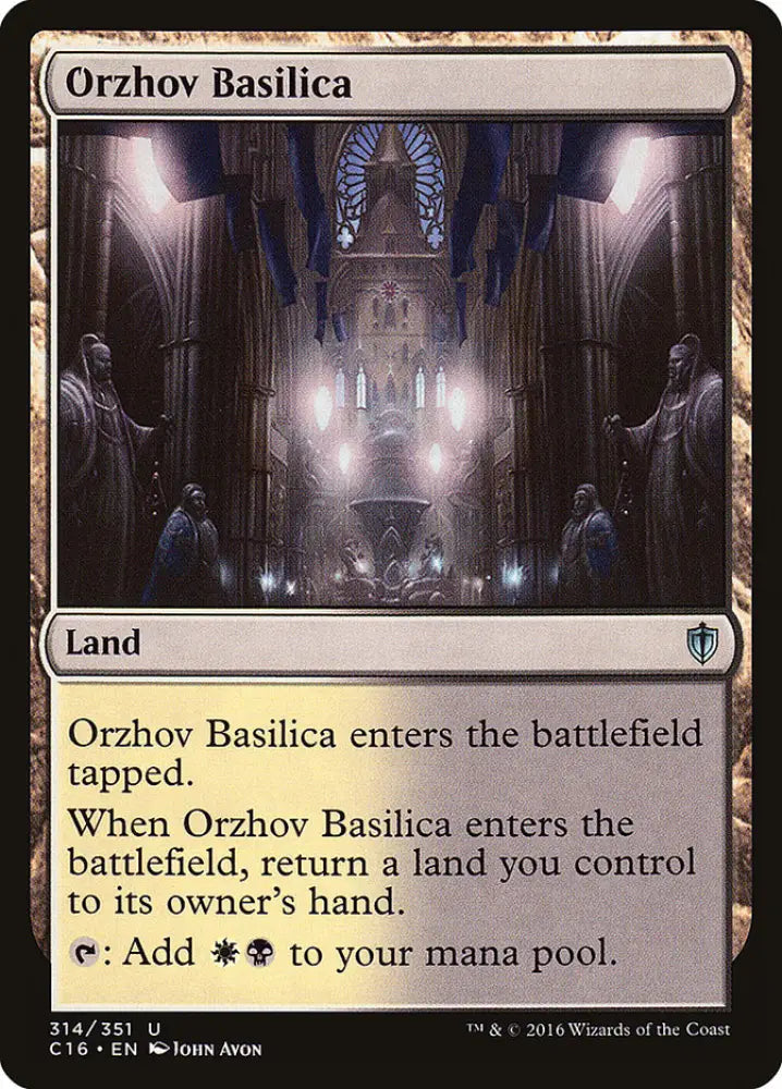 Orzhov Basilica [Commander 2016] - MTG Single