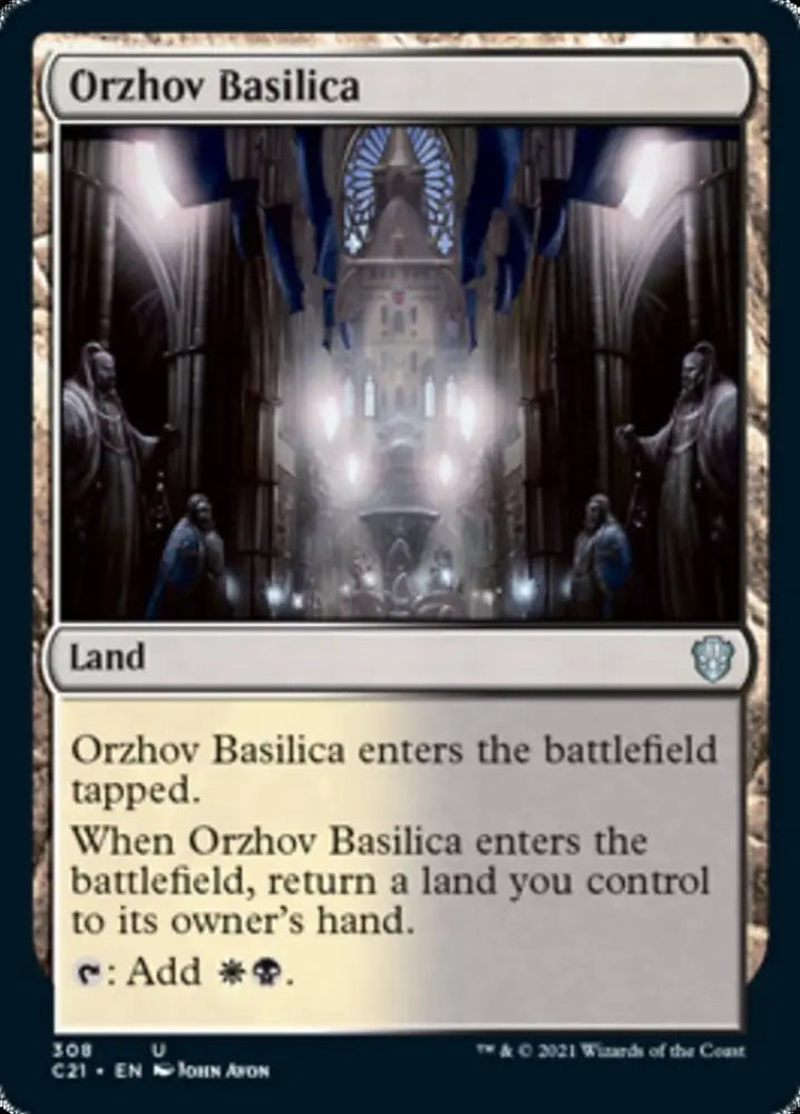 Orzhov Basilica [Commander 2021] - MTG Single
