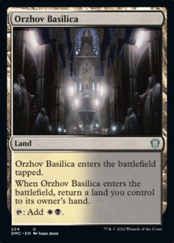 Orzhov Basilica [Dominaria United Commander] - MTG Single