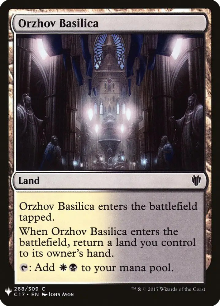 Orzhov Basilica [Mystery Booster] - MTG Single