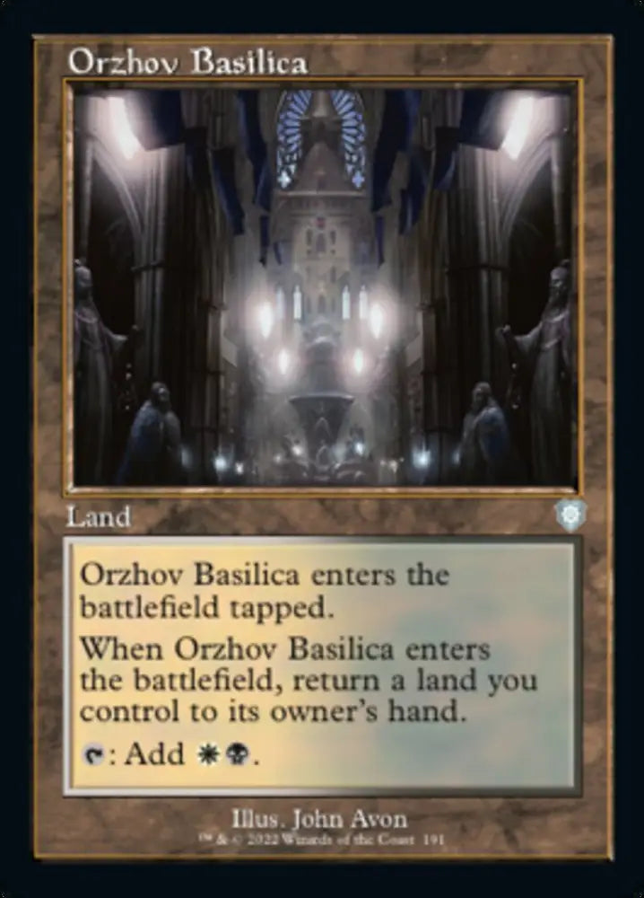Orzhov Basilica (Retro) [The Brothers’ War Commander] - MTG Single