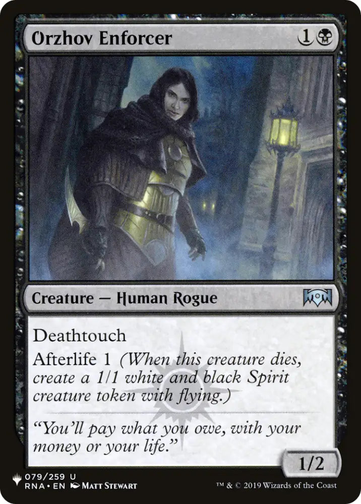 Orzhov Enforcer [The List] - MTG Single