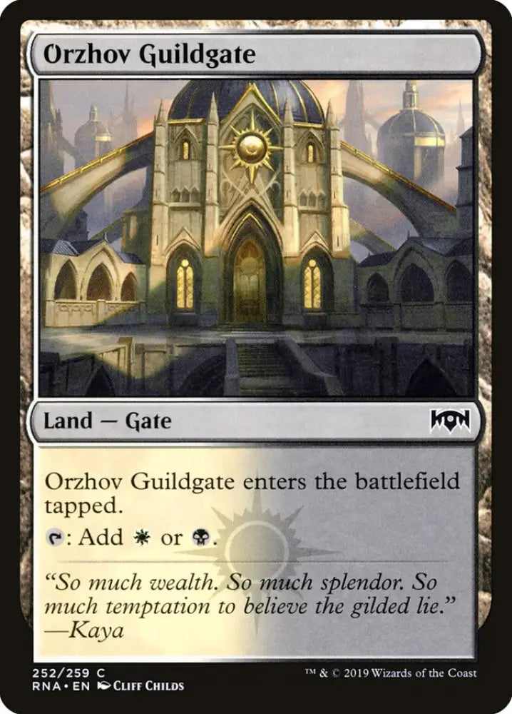 Orzhov Guildgate (252/259) [Ravnica Allegiance] - MTG Single