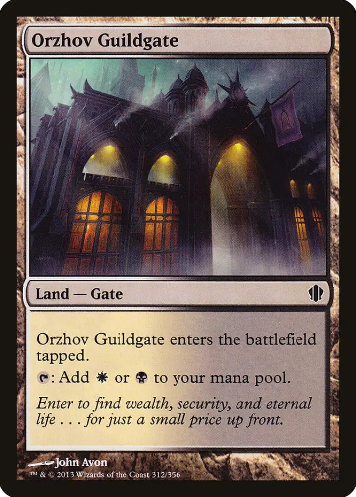 Orzhov Guildgate [Commander 2013] - MTG Single
