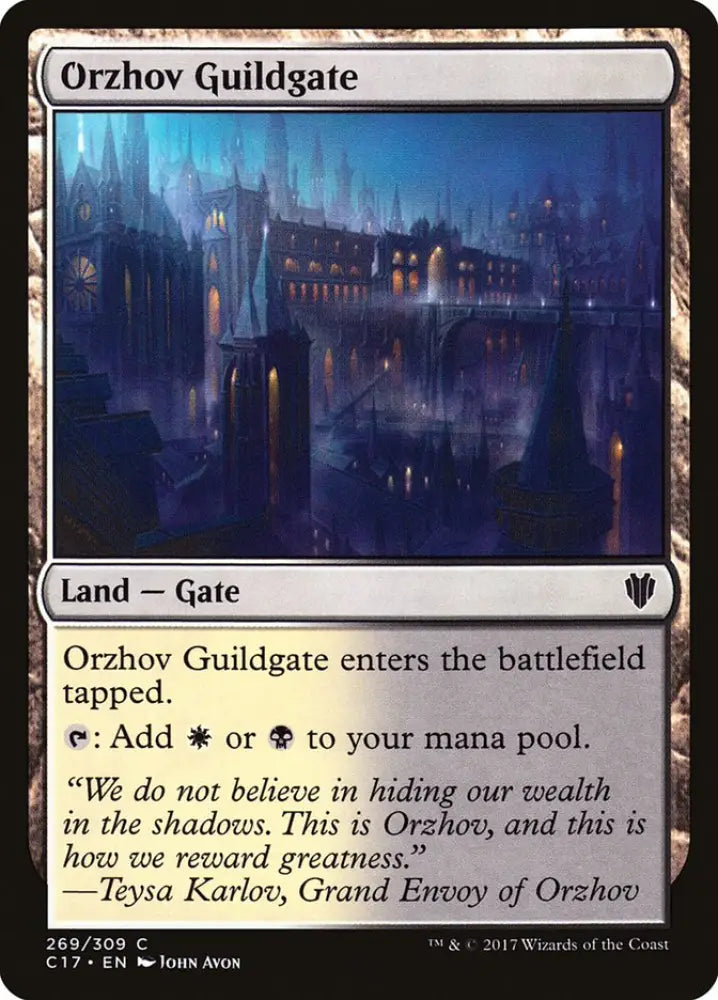 Orzhov Guildgate [Commander 2017] - MTG Single