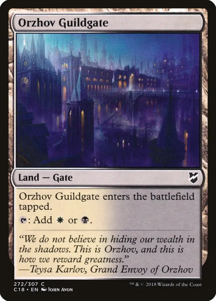 Orzhov Guildgate [Commander 2018] - MTG Single