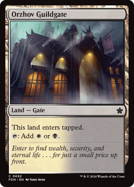 Orzhov Guildgate [Foundations] - MTG Single