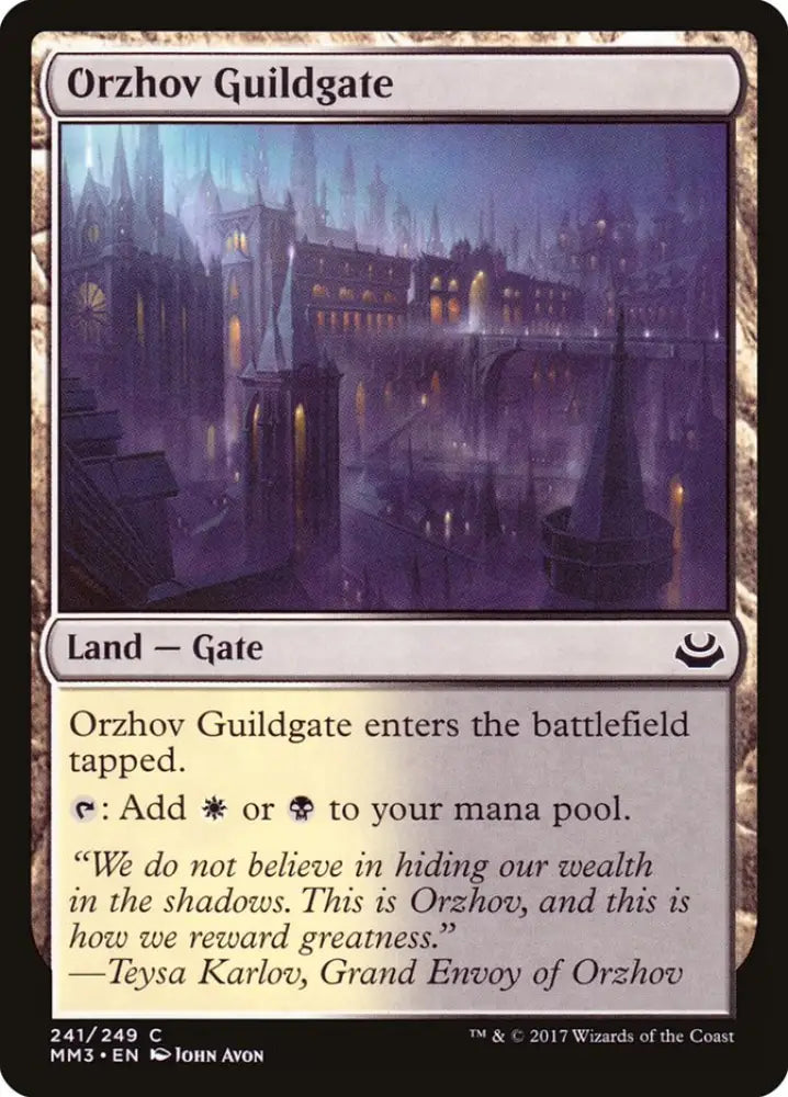 Orzhov Guildgate [Modern Masters 2017] - MTG Single