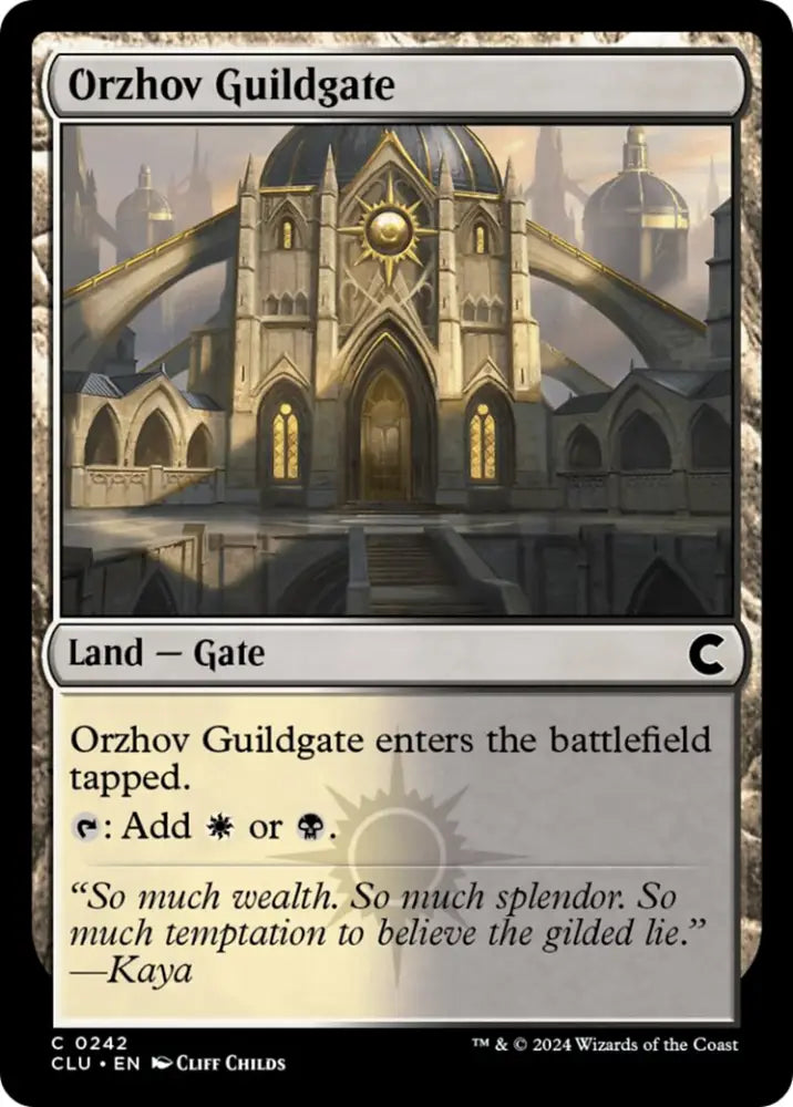 Orzhov Guildgate [Ravnica: Clue Edition] - MTG Single