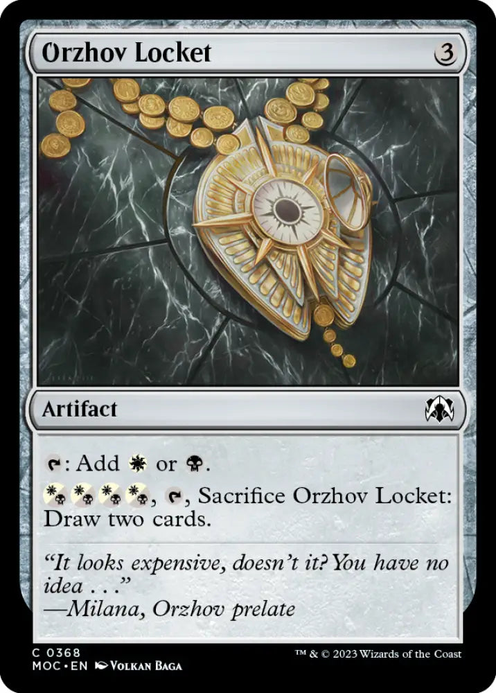 Orzhov Locket [March of the Machine Commander] - MTG Single