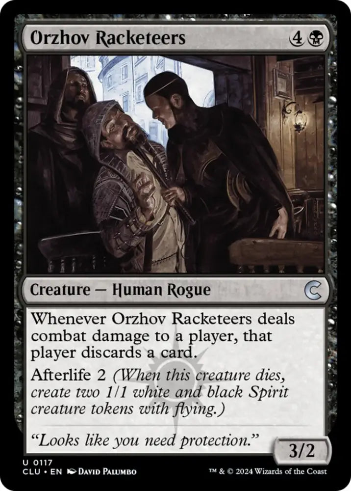 Orzhov Racketeers [Ravnica: Clue Edition] - MTG Single