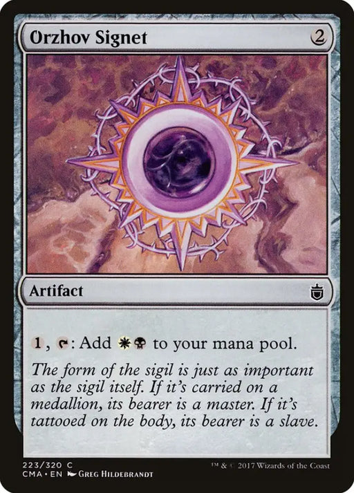 Orzhov Signet [Commander Anthology] - MTG Single