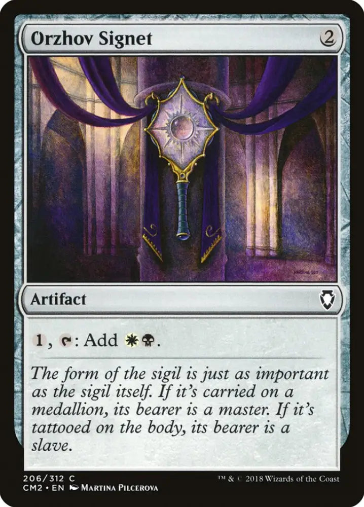 Orzhov Signet [Commander Anthology Volume II] - MTG Single