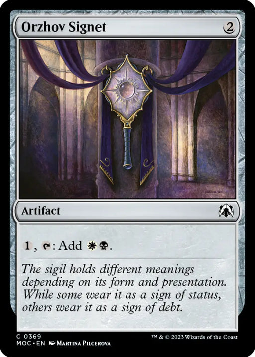 Orzhov Signet [March of the Machine Commander] - MTG Single