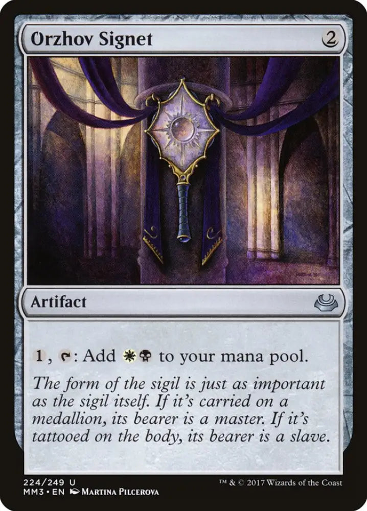 Orzhov Signet [Modern Masters 2017] - MTG Single