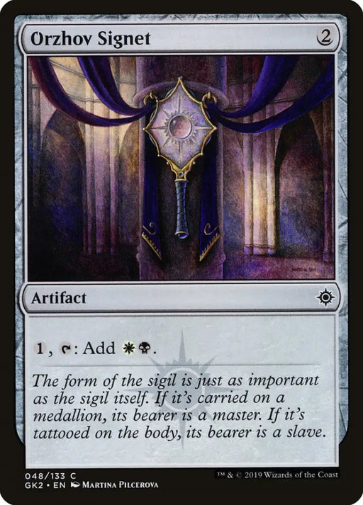 Orzhov Signet [Ravnica Allegiance Guild Kit] - MTG Single