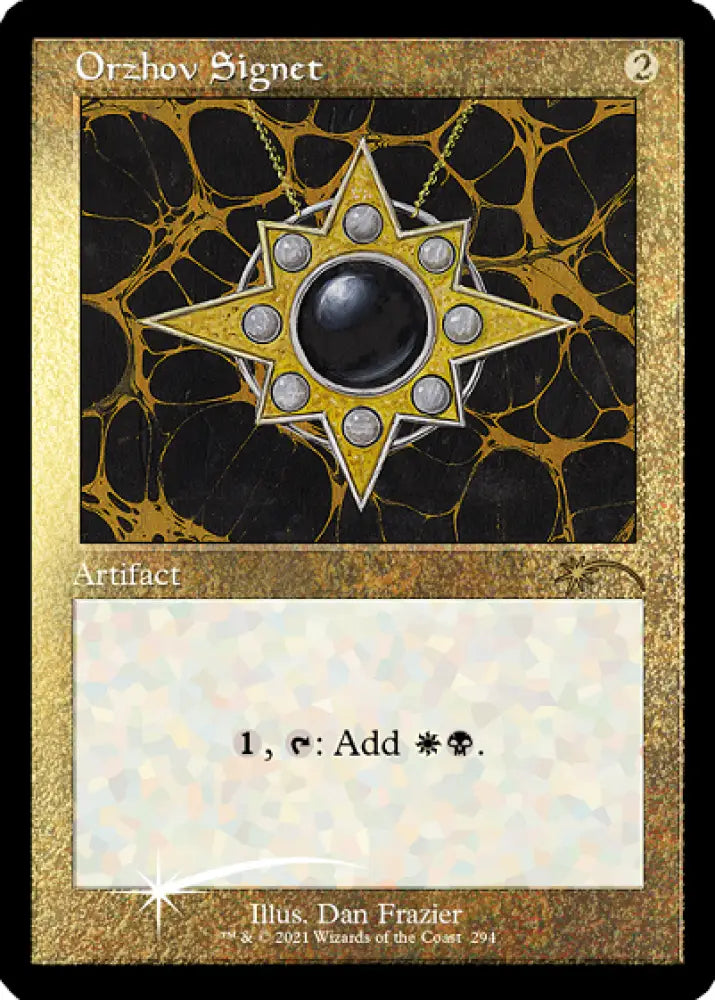 Orzhov Signet (Retro) (Foil Etched) [Secret Lair Drop Series] - MTG Single